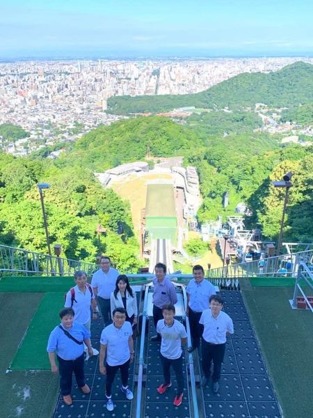 大倉山ジャンプ競技場と札幌オリンピックミュージアムを視察